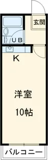 岡本ビル【410号室】の間取り