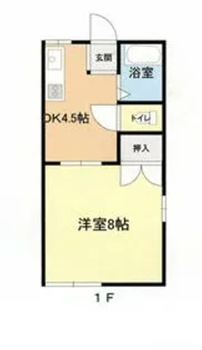 コーポラス奥津【101号室】の間取り