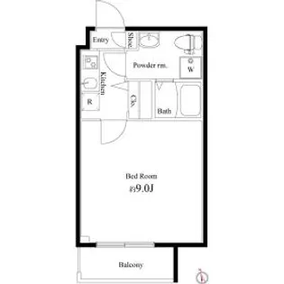 グリシーナ上北沢【502号室】の間取り