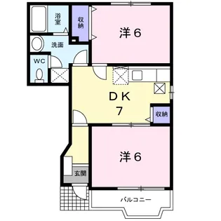 パルテールI【1階】の間取り
