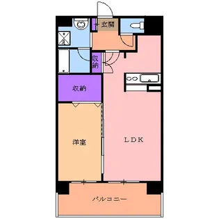 エソール中今泉【302号室】の間取り
