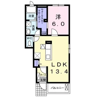 エル・ヴィータ A【1階】の間取り