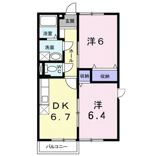 グリーンガーデン【2階】の間取り
