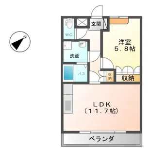 ルミナスハイム【2階】の間取り