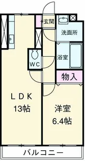 エフプラッツ【3階】の間取り