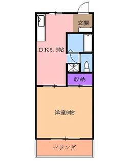 橘ハイツ【307号室】の間取り