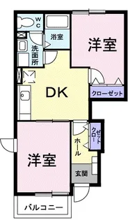 ベルドミール【1階】の間取り
