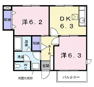 フレーズⅡ【1階】の間取り