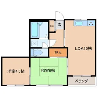 グランヴェール【2階】の間取り