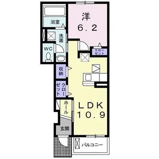 K.Z will C【1階】の間取り