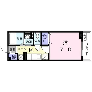 クラシオンⅠ【2階】の間取り
