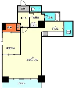 半蔵門ハウス【5階】の間取り