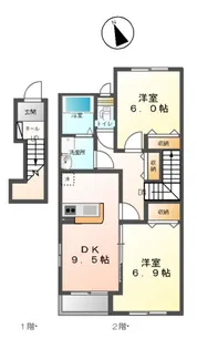 エスポワールSEKI【2階】の間取り