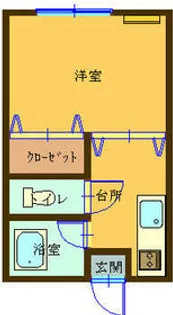 イーストコート【202号室】の間取り