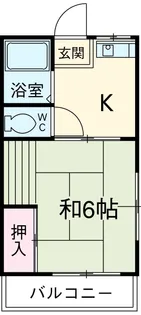 ハイツ新町【203号室】の間取り