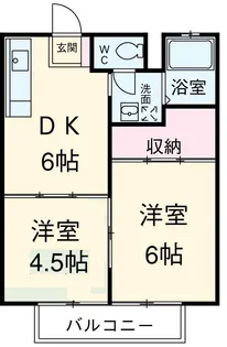 サンライフ森野【202号室】の間取り