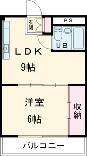 シンハイム蕨【301号室】の間取り
