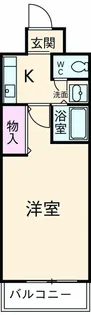 グリーンシンフォニー【407号室】の間取り