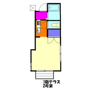 第6ファミリーハイツ【102号室】の間取り