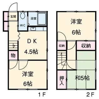 三鈴ハウス【1階】の間取り