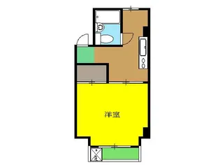 シルクハイツA【3階】の間取り