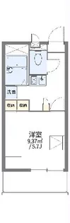 レオパレスルーメン【304号室】の間取り