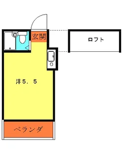 サンわらびハイム【1階】の間取り