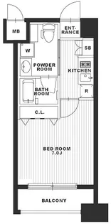 アーデン町田【7階】の間取り