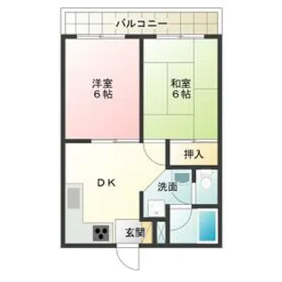 ベアーズハイム【2階】の間取り