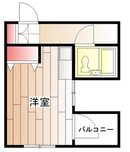 エムズ相模原【302号室】の間取り