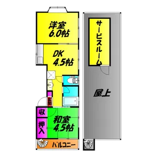 第5藤栄ビル【3F号室】の間取り