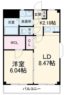 クレールⅤ【3階】の間取り