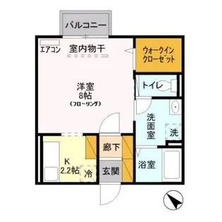 ウィステリア【2階】の間取り