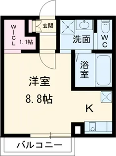 CASA PULITO【2階】の間取り