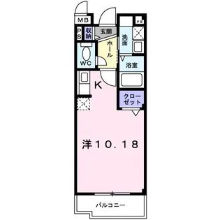 アベニュー【2階】の間取り