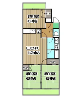 シベール桂泉【505号室】の間取り