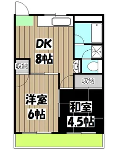 市ノ前ハイツ【307号室】の間取り