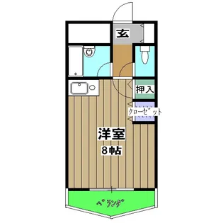 ランブラス桂東【2階】の間取り