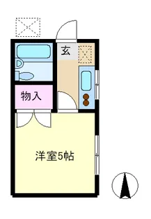 清水ハイツ【B号室】の間取り