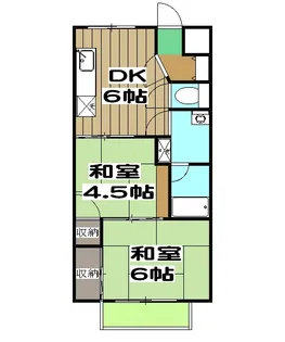 レジデンスヤマテ【302号室】の間取り