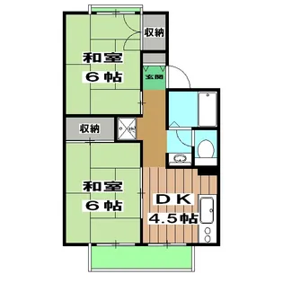 レーヴ・ボワ【A102号室】の間取り