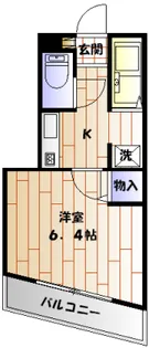 プレジール【302号室】の間取り