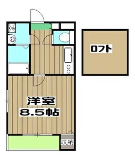 mity桂朝日町【202号室】の間取り