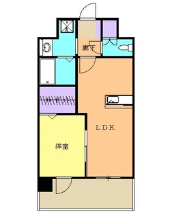 サリエンテ 【206号室】の間取り