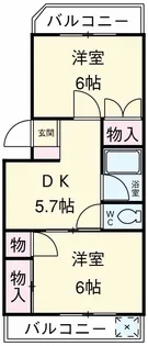 マンション裕【3階】の間取り