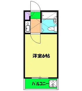 フレンドリーコーポ堰【202号室】の間取り