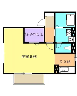 コンフォールⅡ【102号室】の間取り