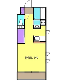 バンテージおりど【1階】の間取り