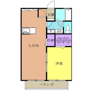 ラ・バキカーサ【1階】の間取り