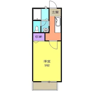 エスペランサ C棟【201号室】の間取り